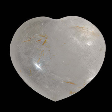 Clear Quartz heart 136g in sunlight - Rocks and Things Store