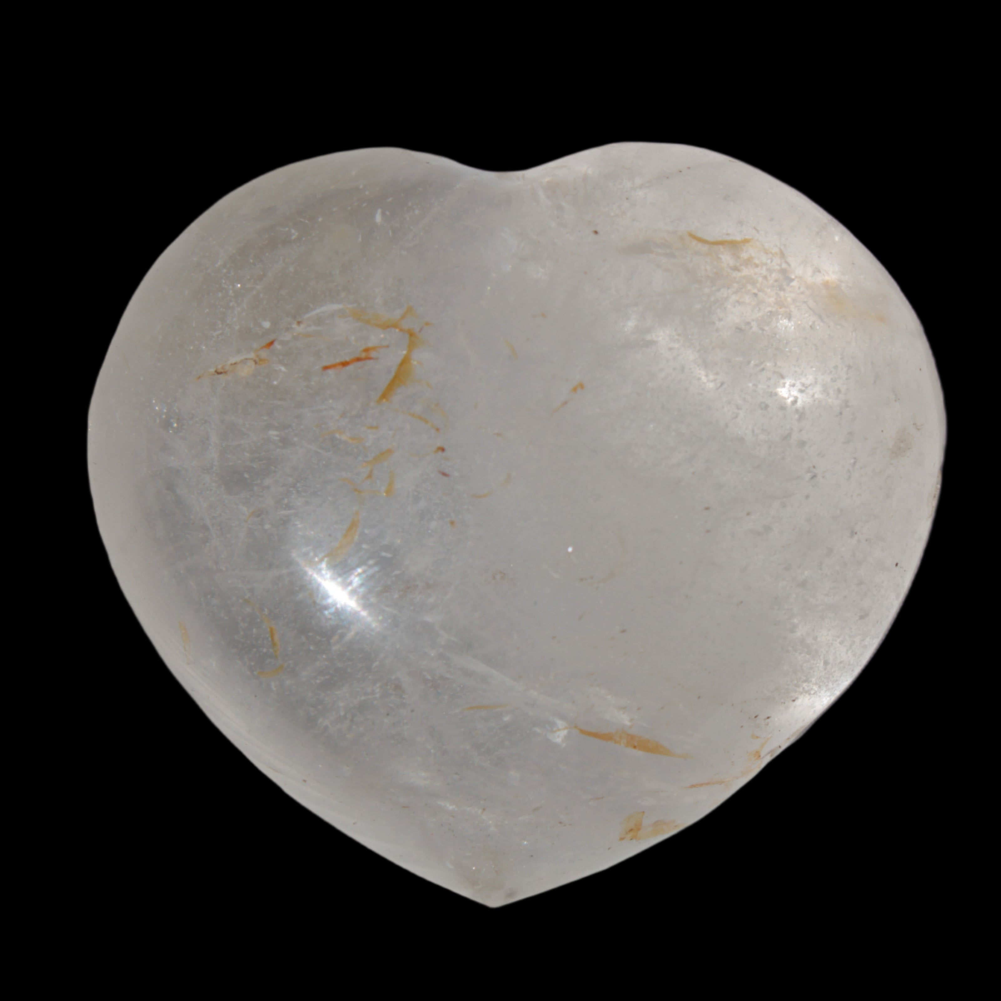 Clear Quartz heart 136g in sunlight - Rocks and Things Store