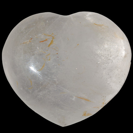 Clear Quartz heart 136g in sunlight - Rocks and Things Store