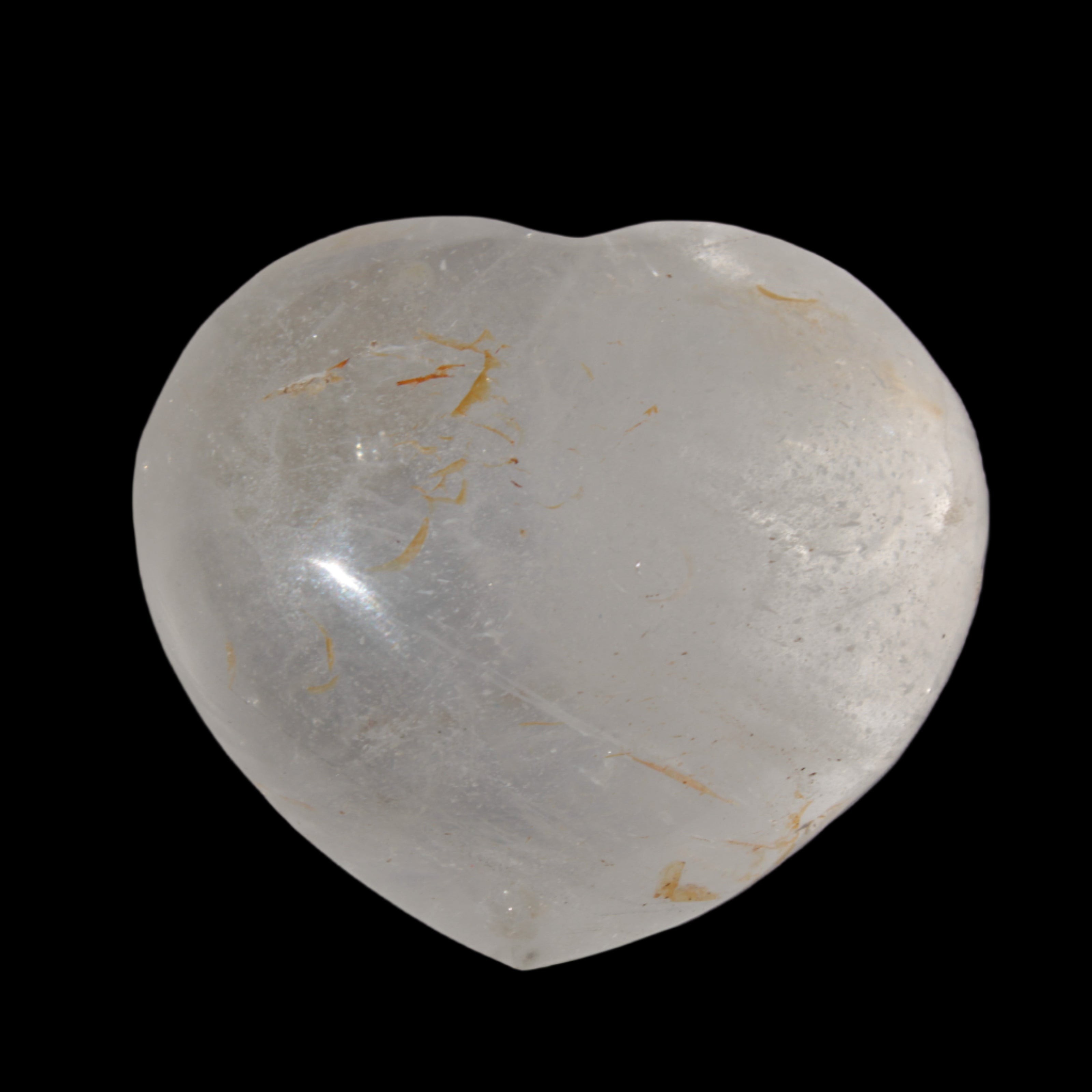 Clear Quartz heart 136g in sunlight - Rocks and Things Store