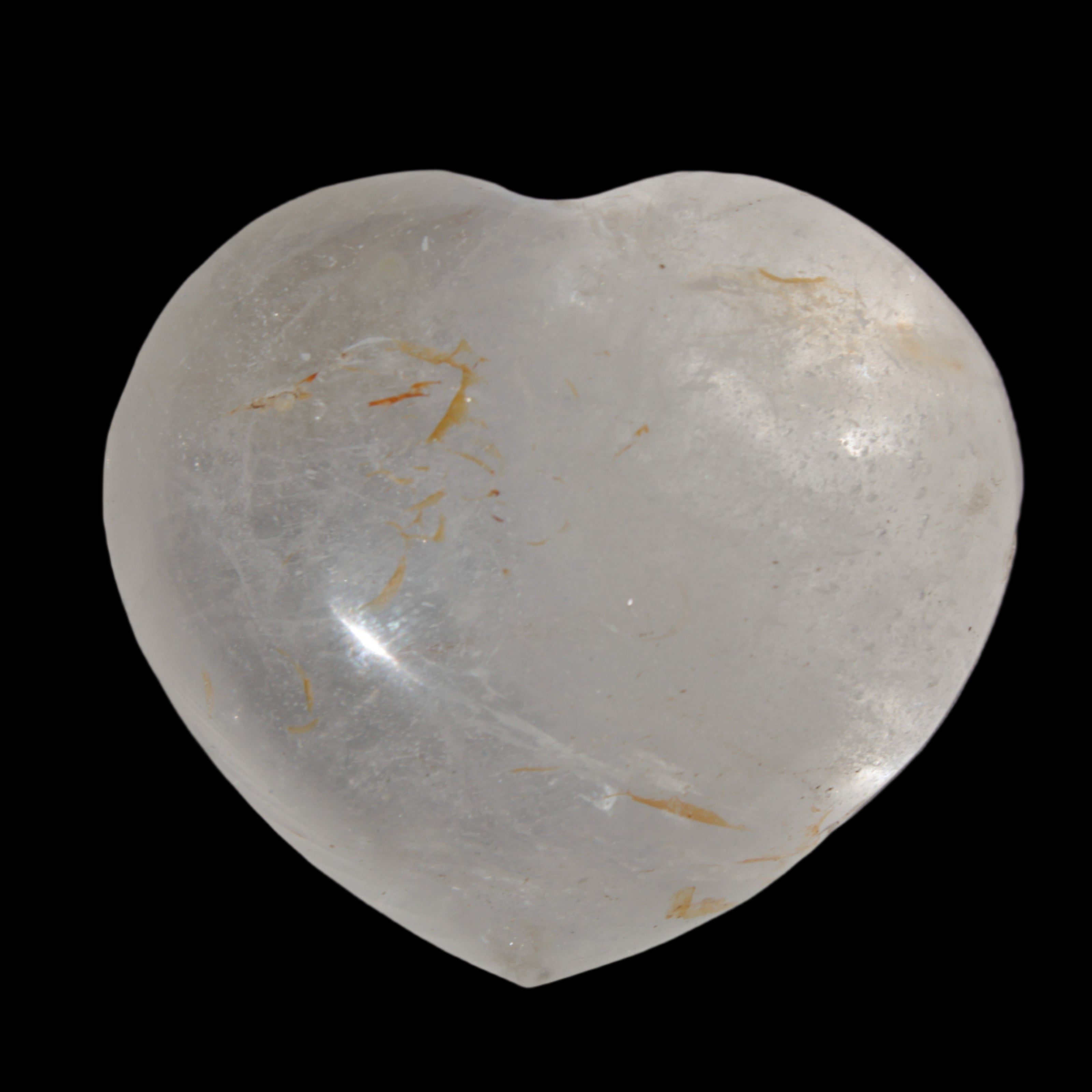 Clear Quartz heart 136g in sunlight - Rocks and Things Store