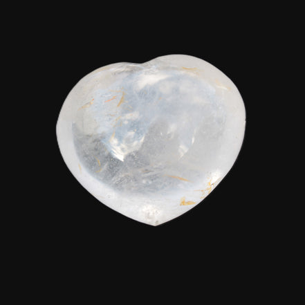 Clear Quartz heart 136g in sunlight - Rocks and Things Store