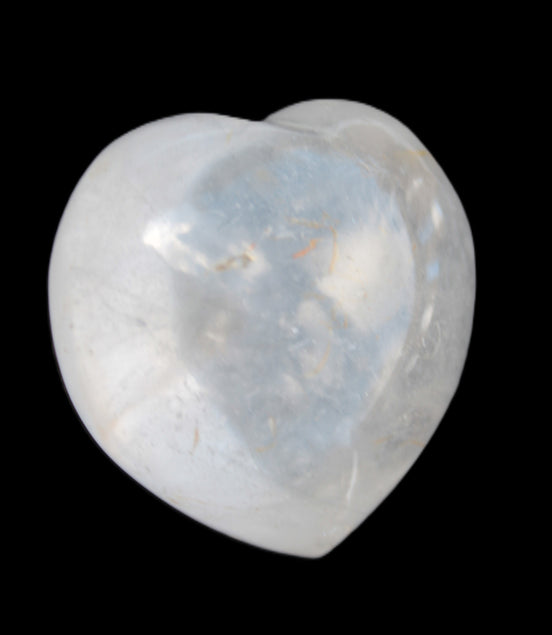 Clear Quartz heart 136g in sunlight - Rocks and Things Store