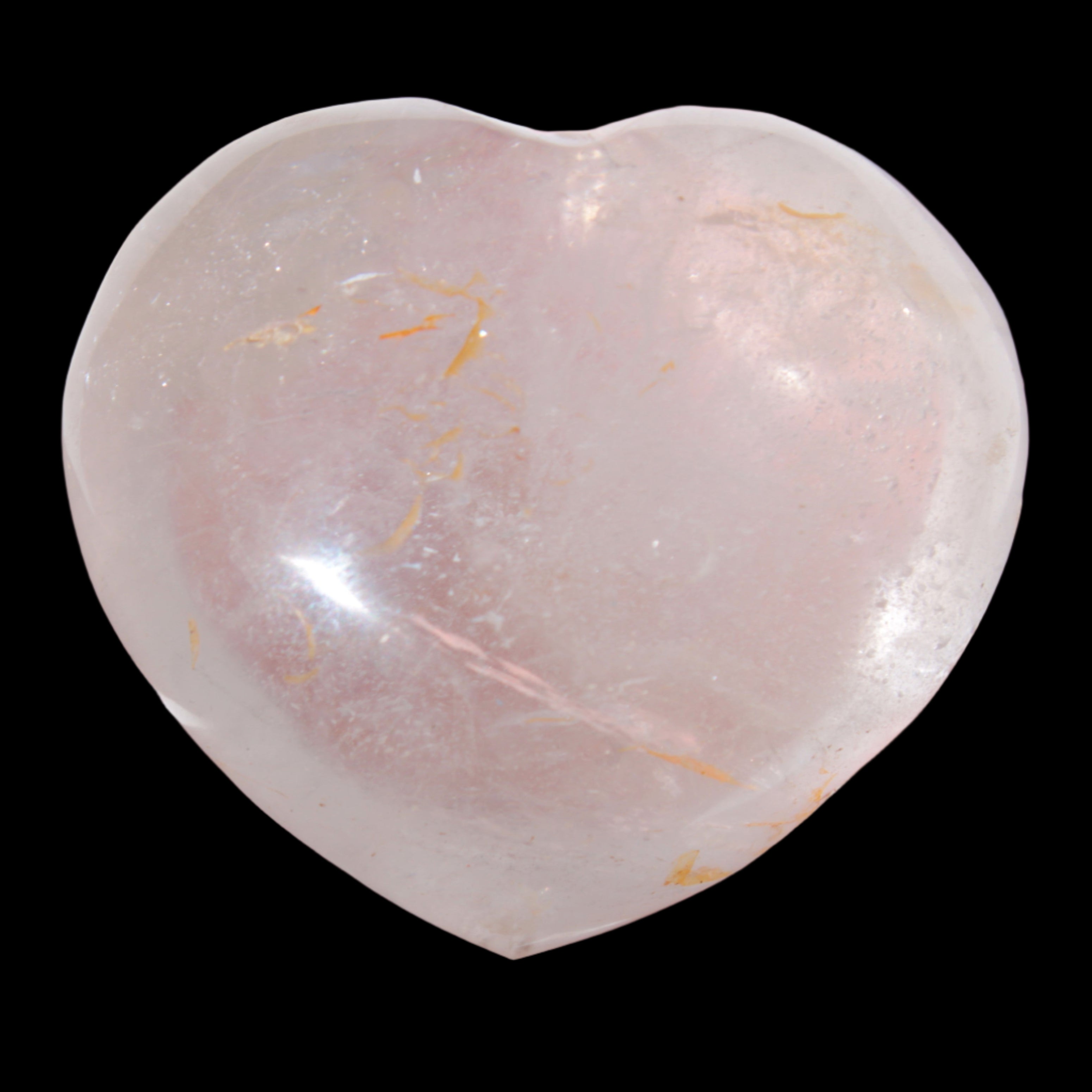Clear Quartz heart 136g in sunlight - Rocks and Things Store