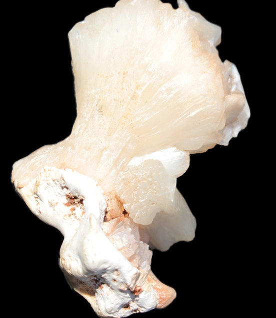 Apophyllite and Calcite Zeolite 77g in sunlight - Rocks and Things Store