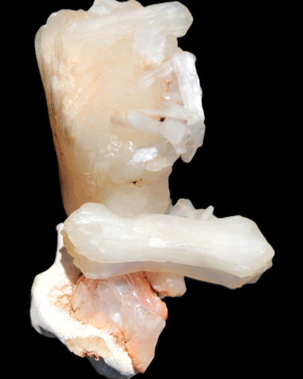 Apophyllite and Calcite Zeolite 77g in sunlight - Rocks and Things Store