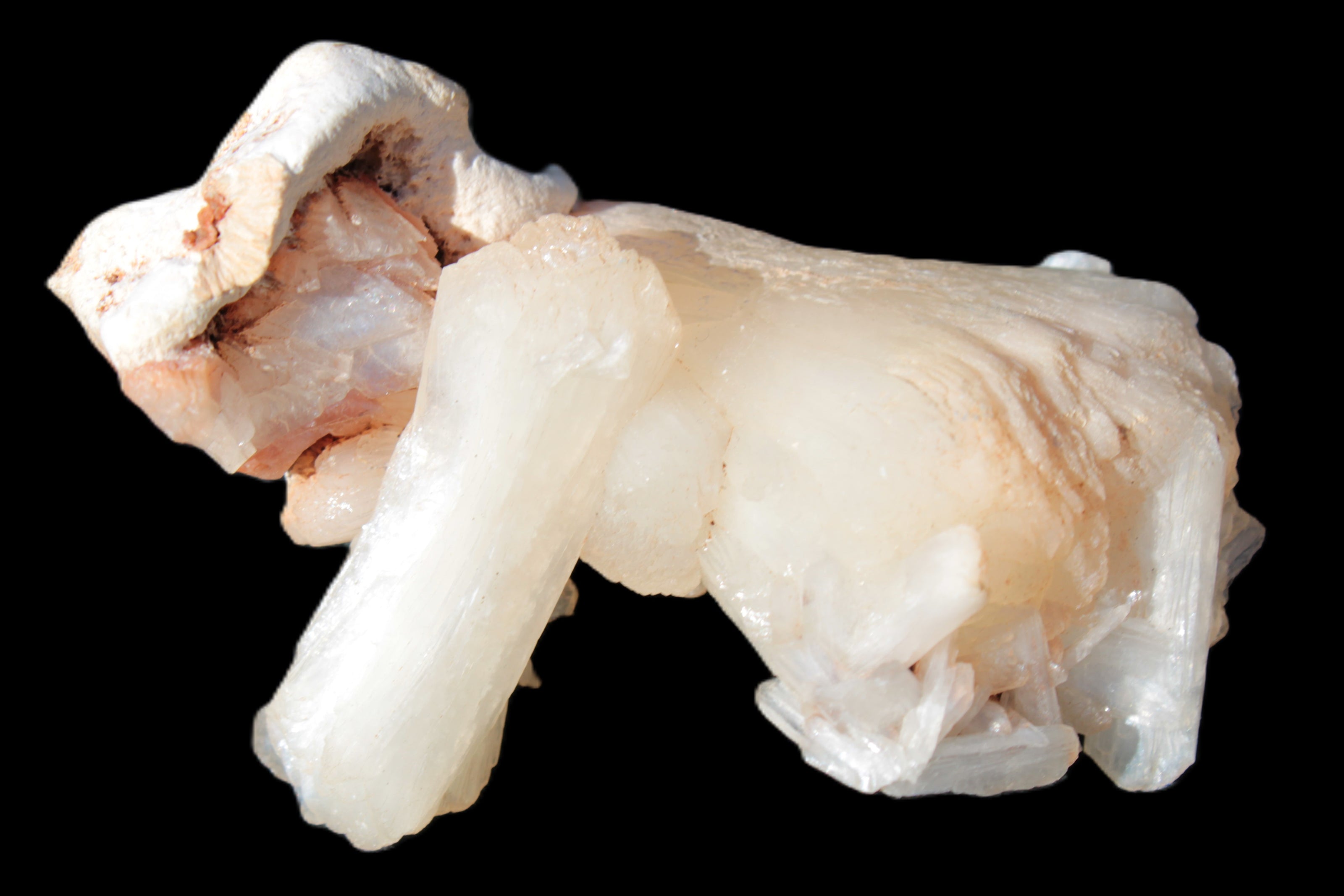 Apophyllite and Calcite Zeolite 77g Rocks and Things
