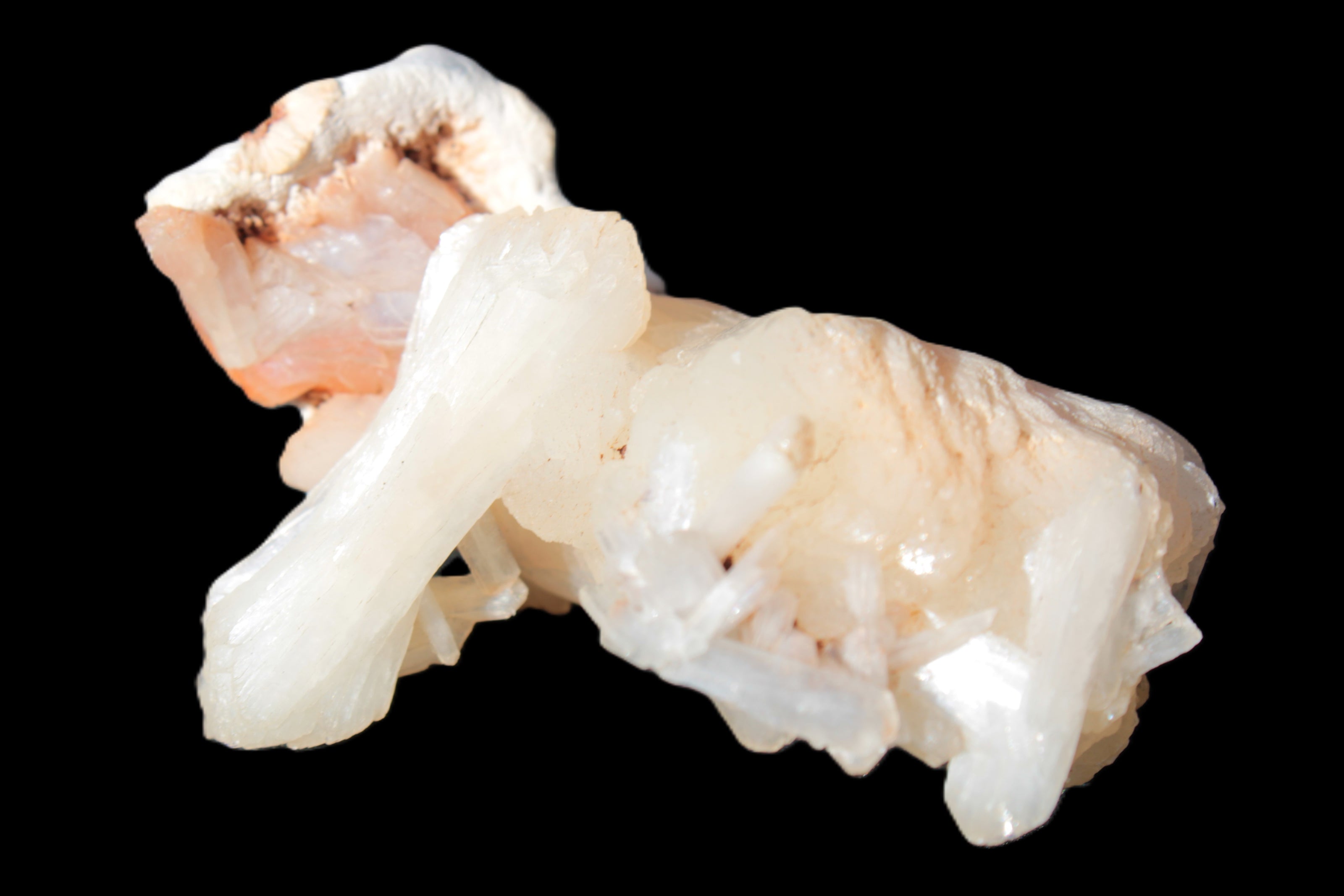 Apophyllite and Calcite Zeolite 77g Rocks and Things