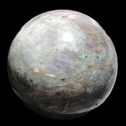 Labradorite sphere 102mm 1520g in sunlight - Rocks and Things Store