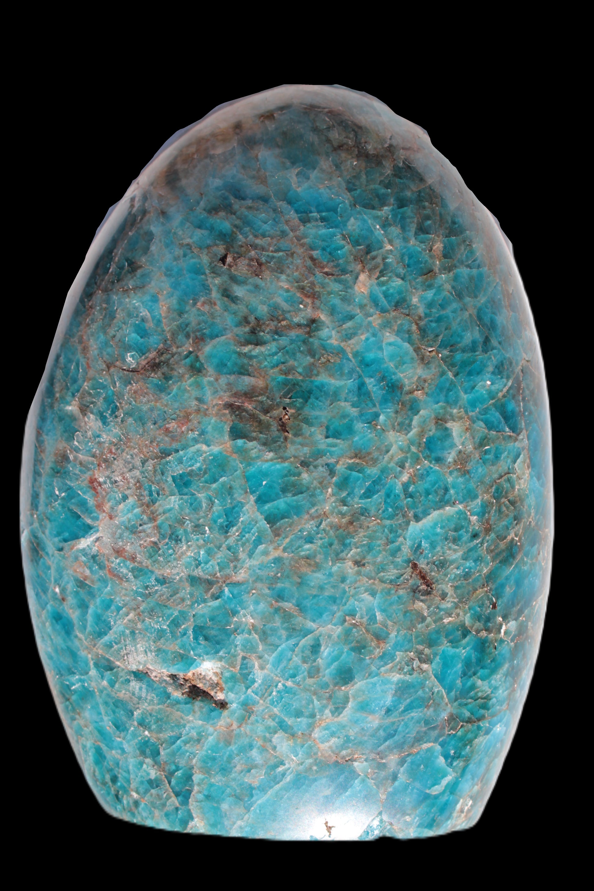 Blue Apatite polished freeform 660g Rocks and Things