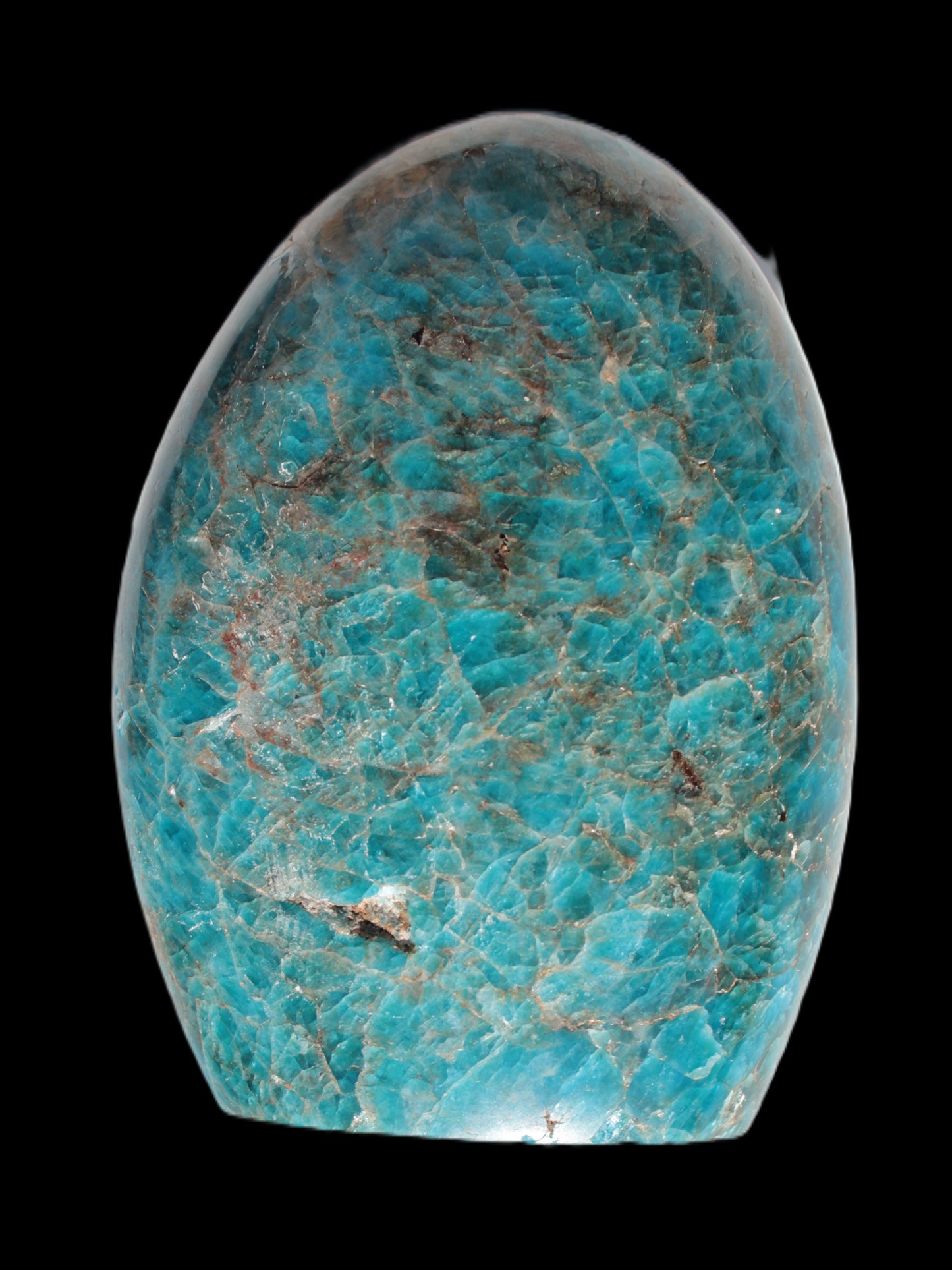 Blue Apatite polished freeform 660g Rocks and Things