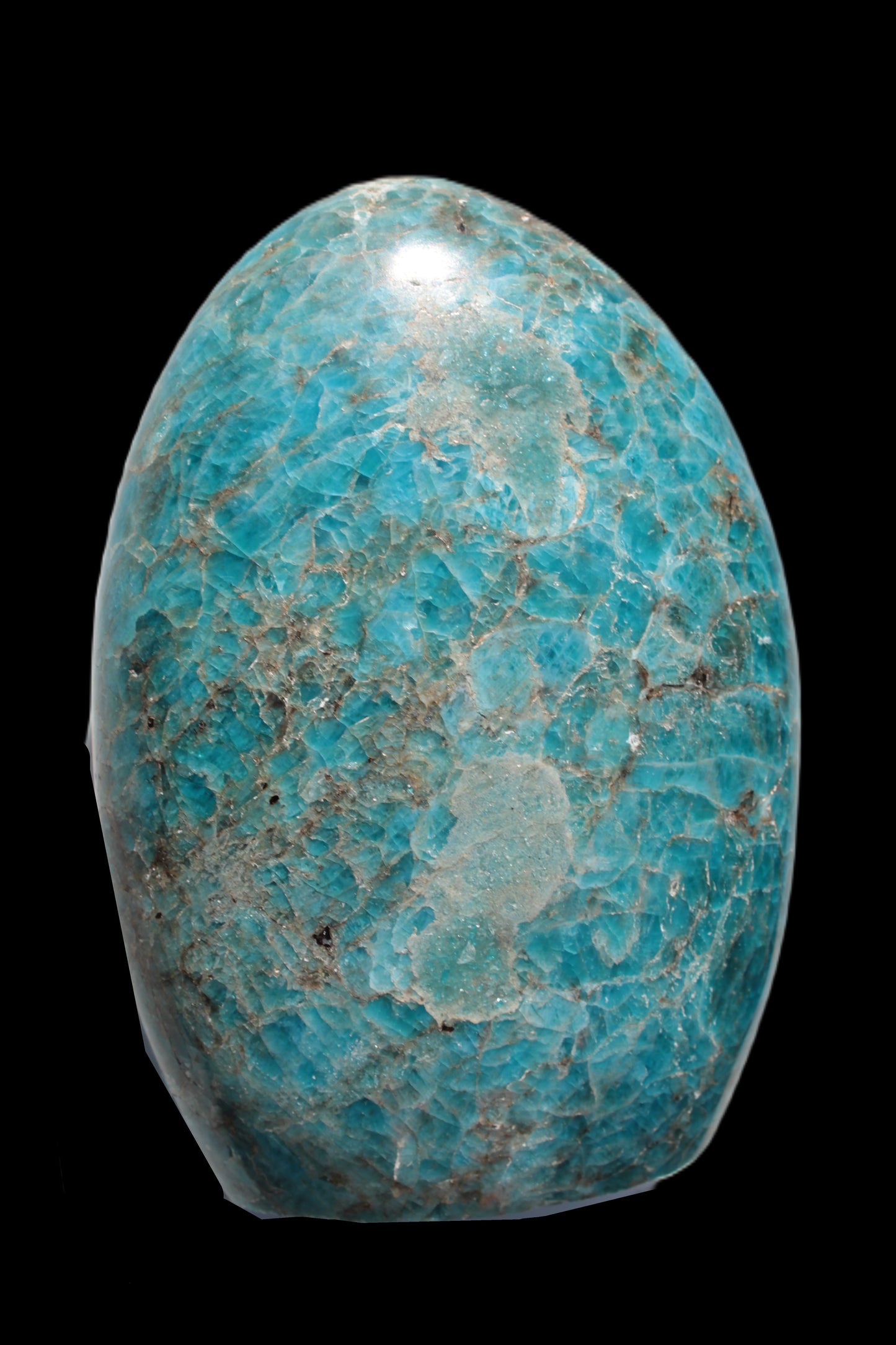 Blue Apatite polished freeform 660g Rocks and Things