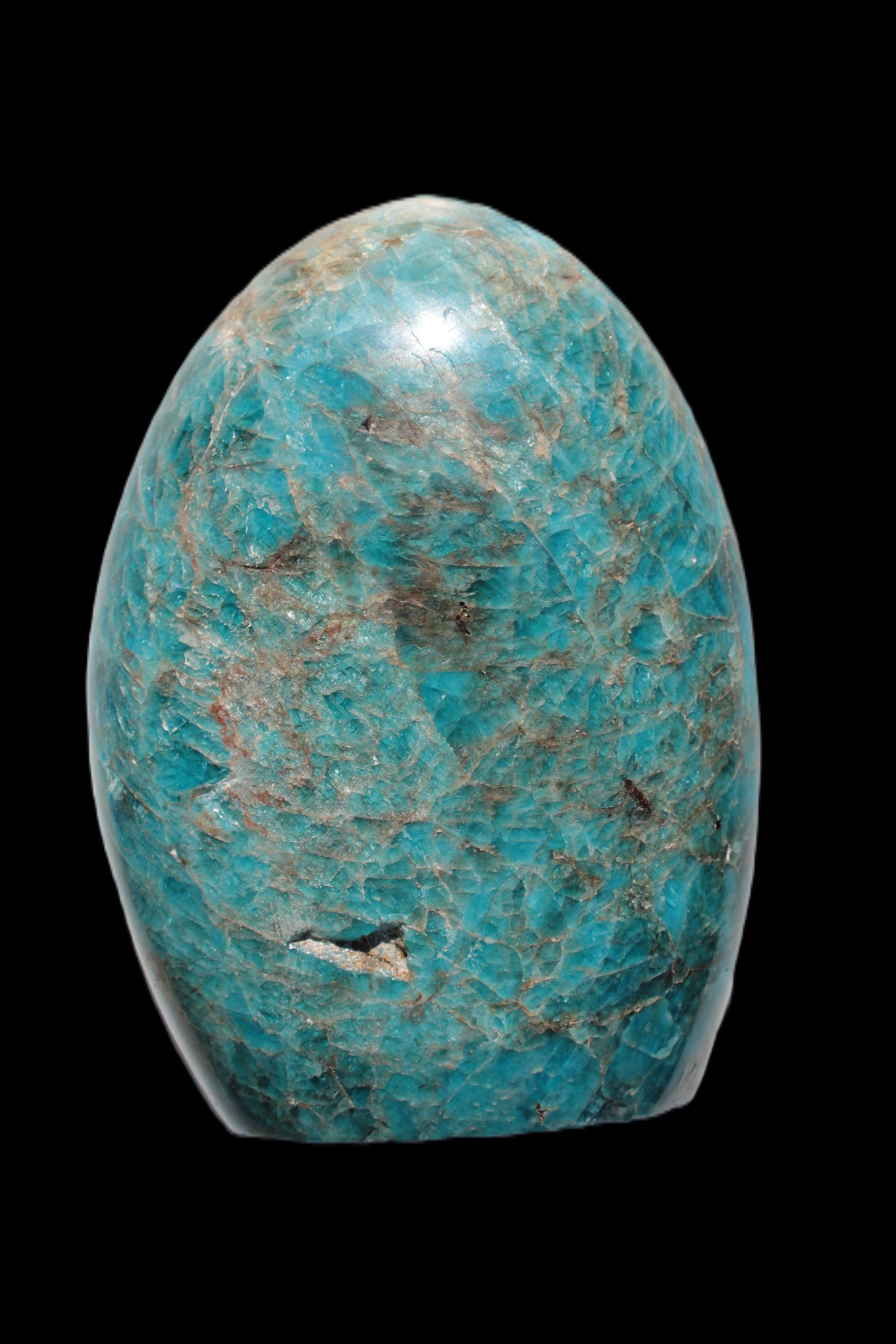 Blue Apatite polished freeform 660g Rocks and Things