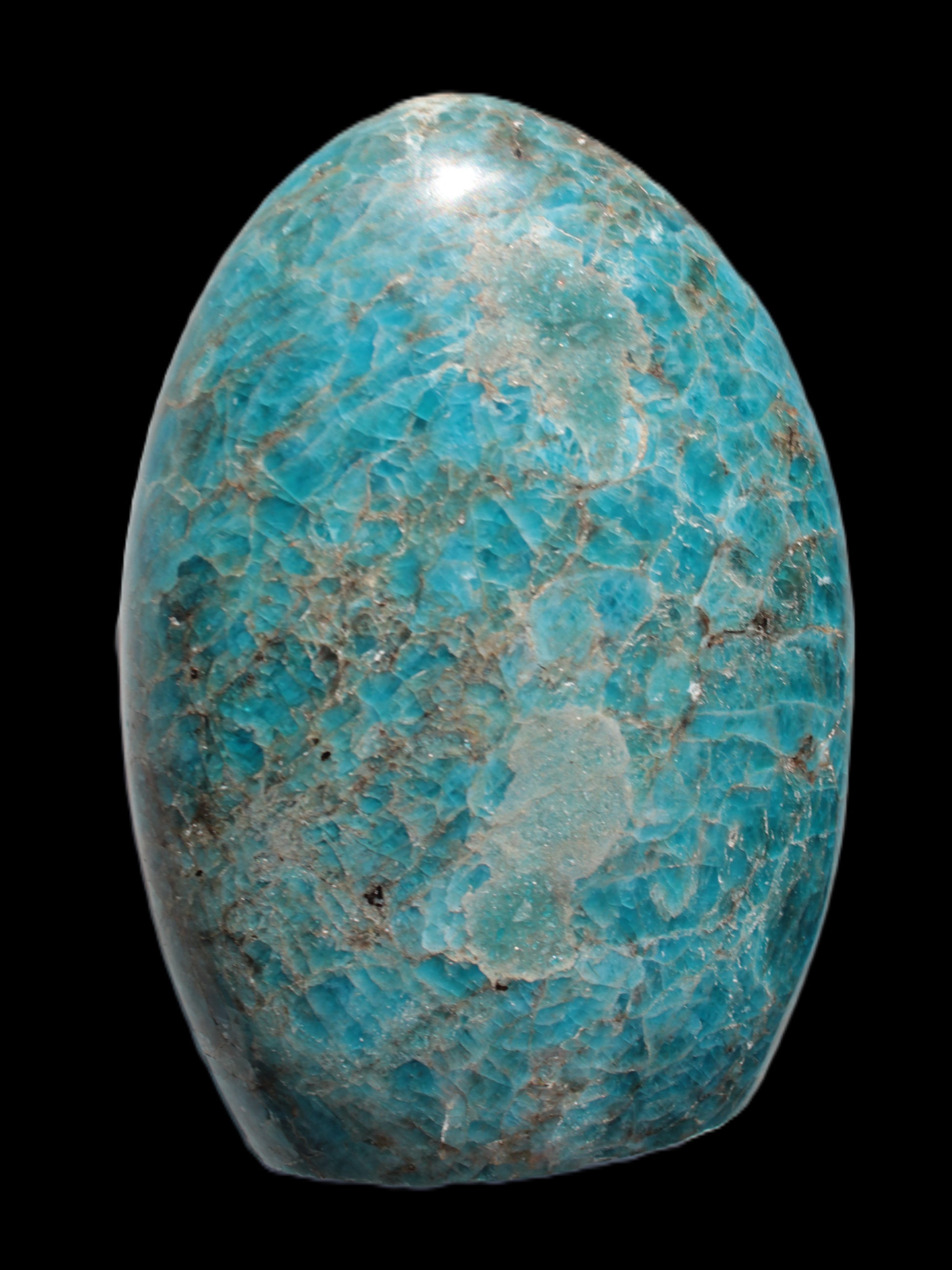 Blue Apatite polished freeform 660g Rocks and Things