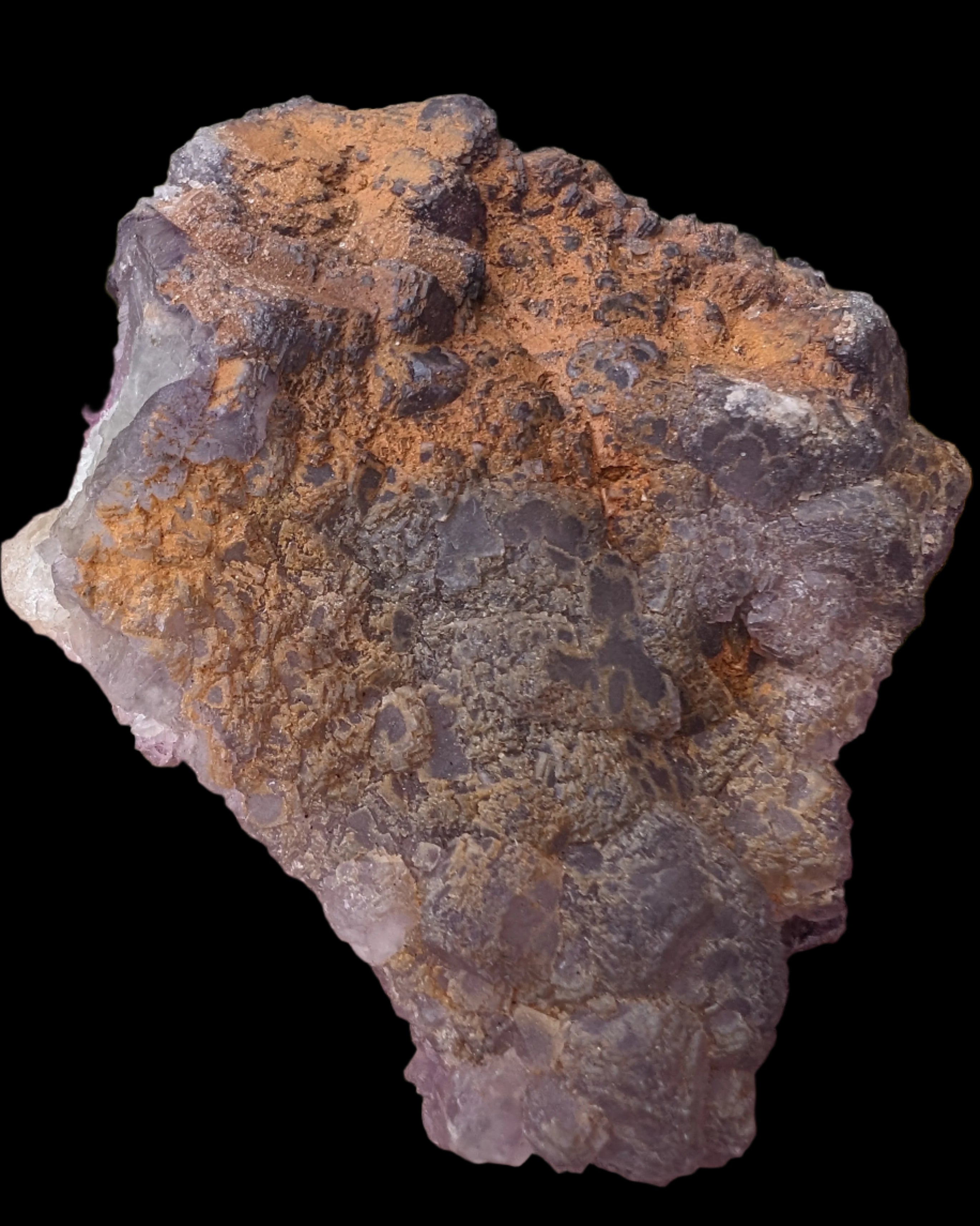 Violet Fluorite cluster 233g - Rocks and Things Store