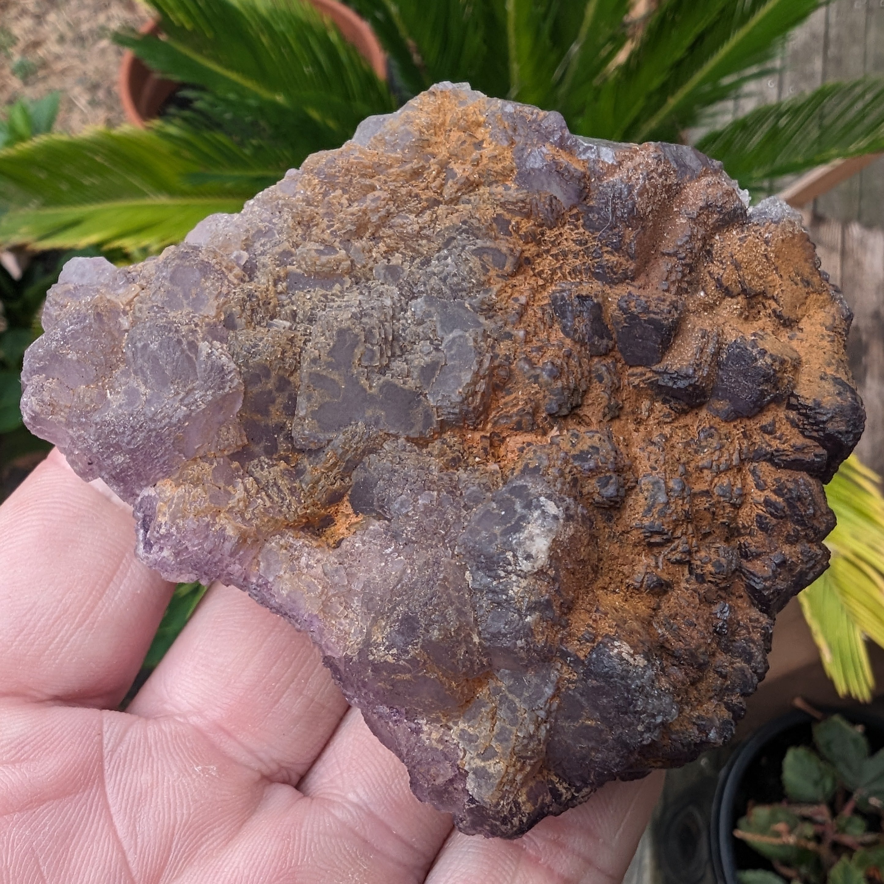 Violet Fluorite cluster 233g Rocks and Things