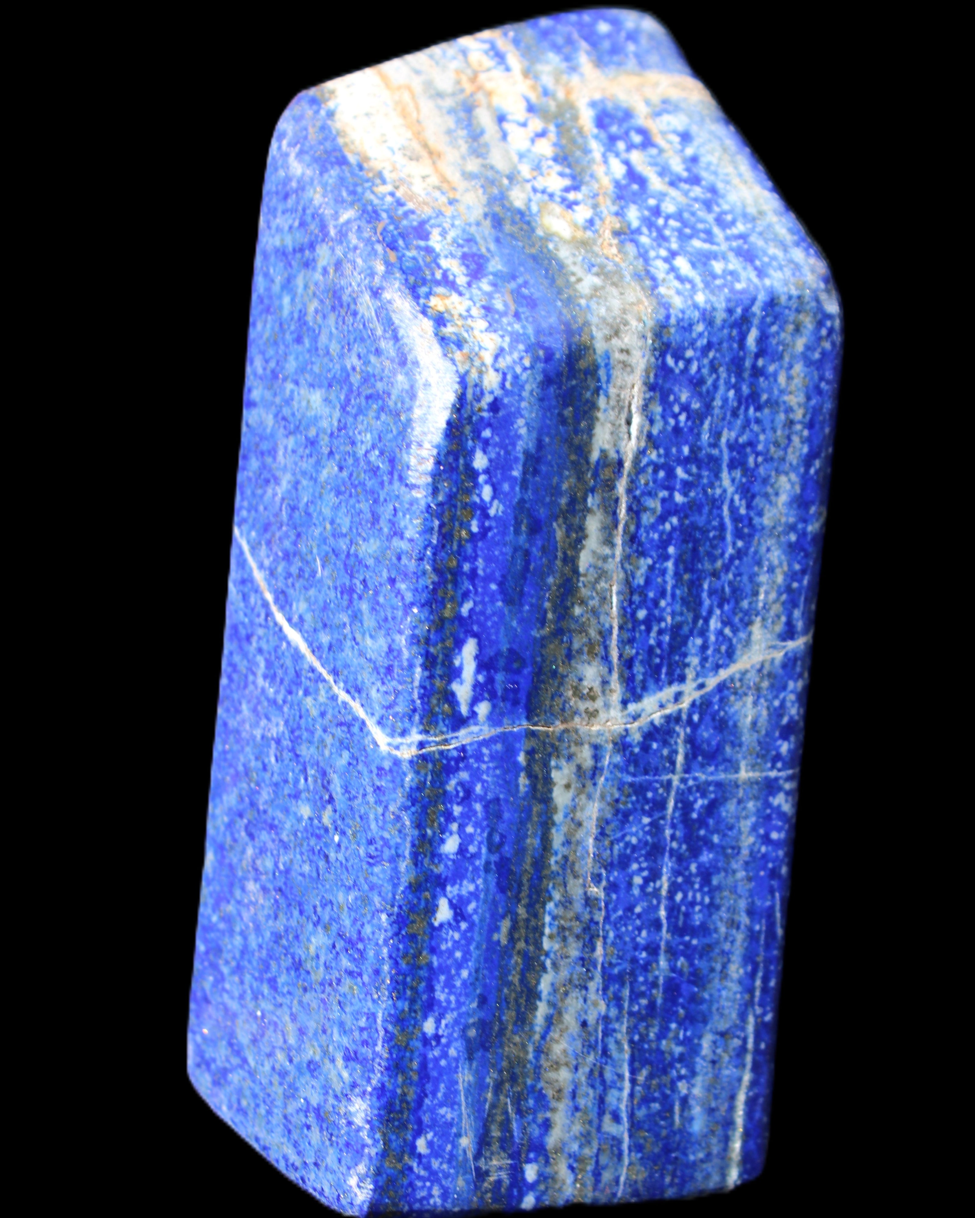 Lapis Lazuli freeform 134*53*51mm 935g in sunlight - Rocks and Things Store