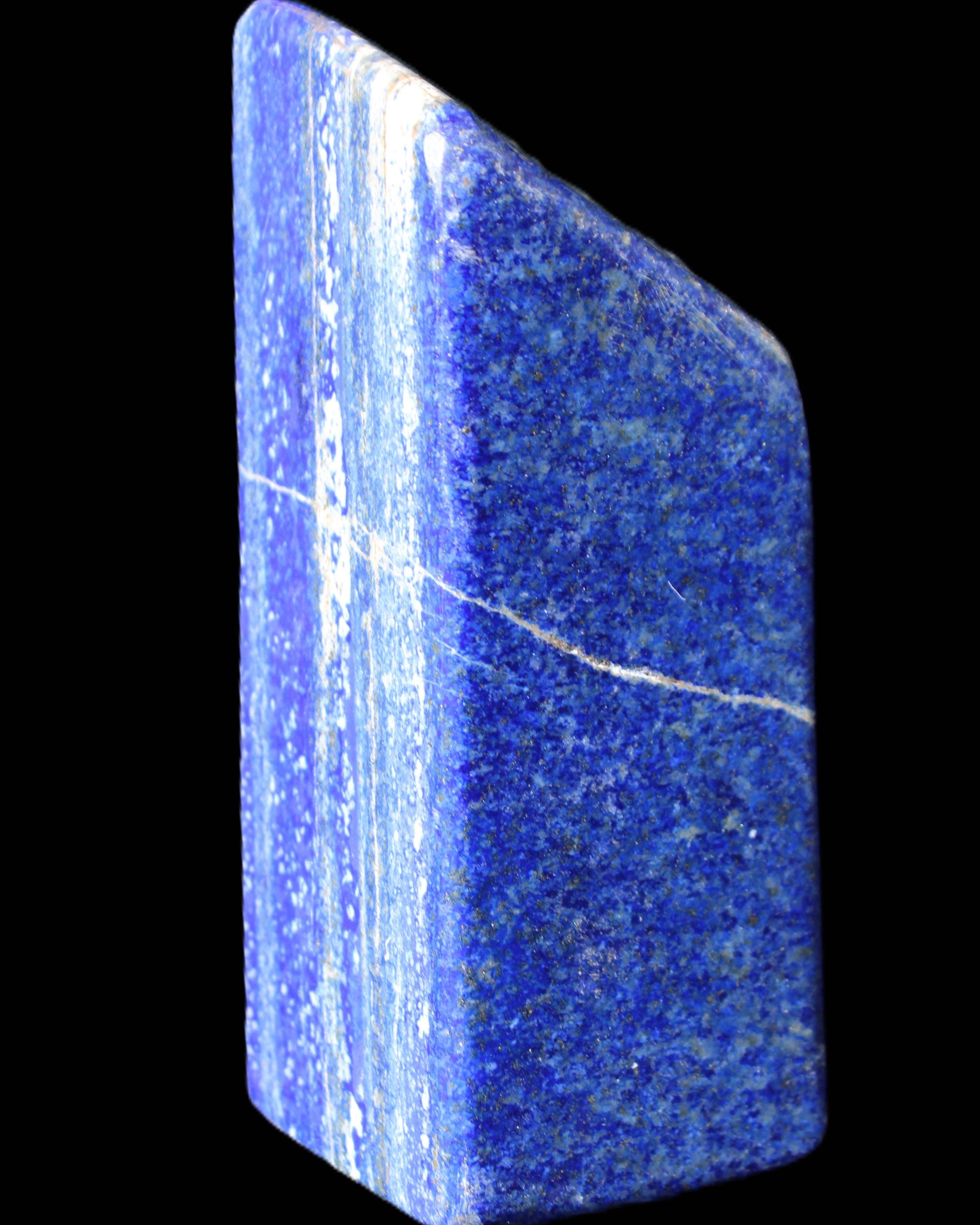 Lapis Lazuli freeform 134*53*51mm 935g in sunlight - Rocks and Things Store