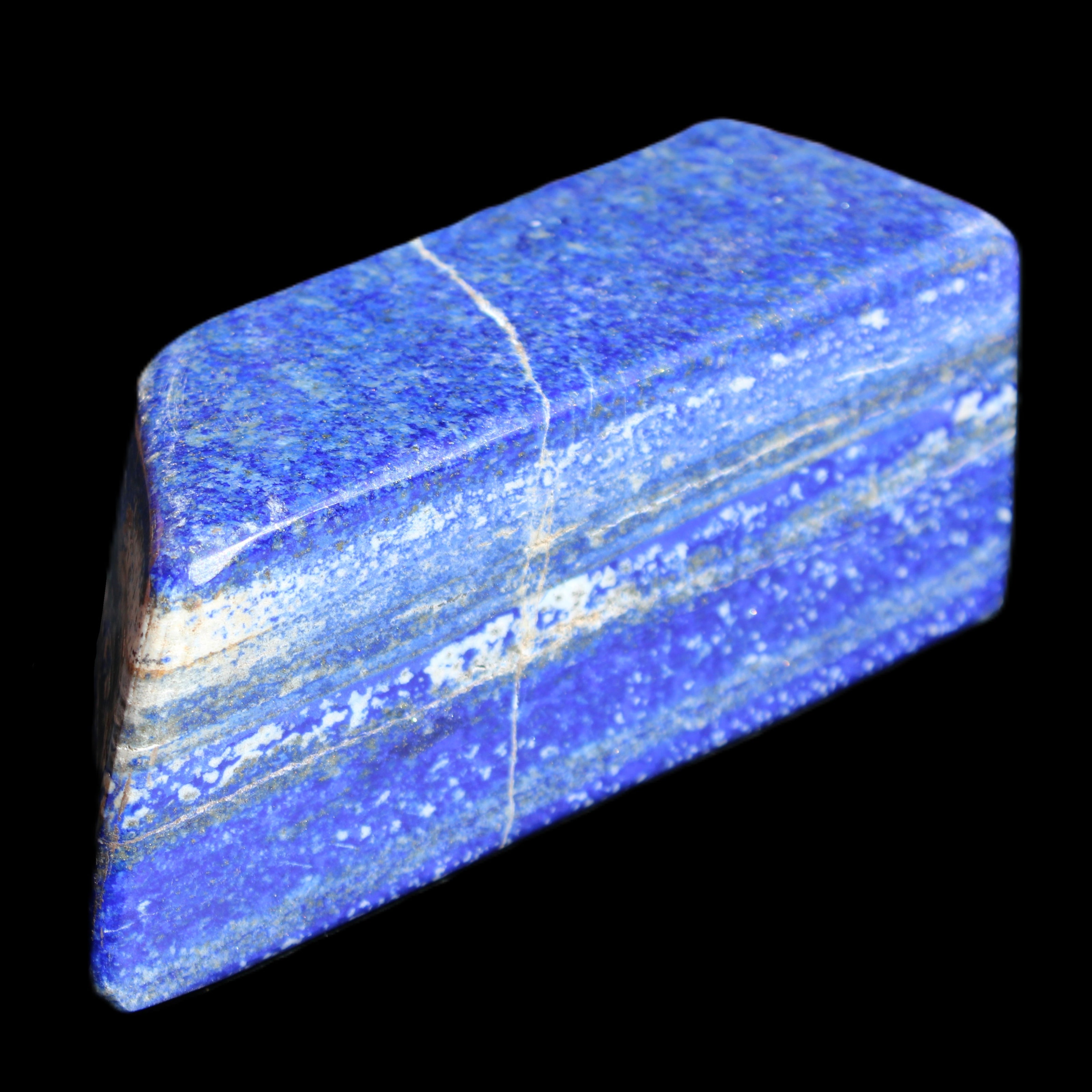 Lapis Lazuli freeform 134*53*51mm 935g in sunlight - Rocks and Things Store