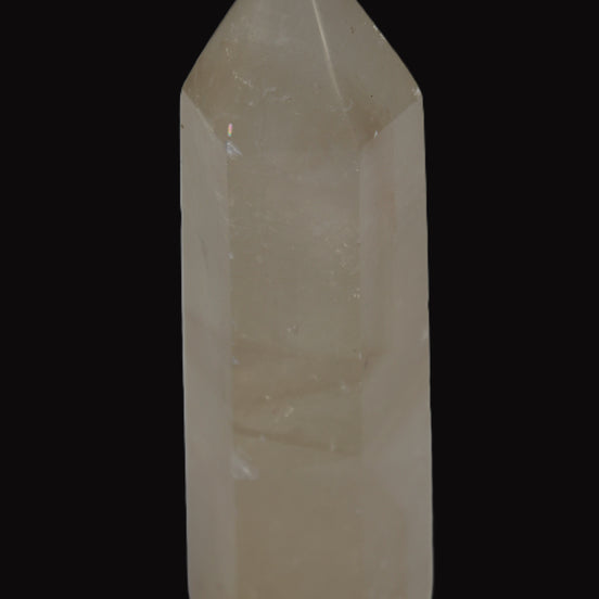 Yellow Calcite spar obelisk from Iceland 216g in sunlight Rocks and Things Store