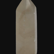 Yellow Calcite spar obelisk from Iceland 216g in sunlight Rocks and Things Store