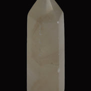 Yellow Calcite spar obelisk from Iceland 216g in sunlight Rocks and Things Store