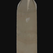 Yellow Calcite spar obelisk from Iceland 216g in sunlight Rocks and Things Store
