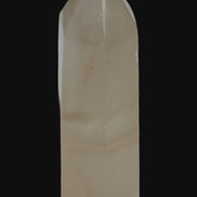 Yellow Calcite spar obelisk from Iceland 216g in sunlight Rocks and Things Store