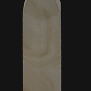 Yellow Calcite spar obelisk from Iceland 216g in sunlight Rocks and Things Store