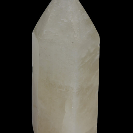 Yellow Calcite spar obelisk from Iceland 327g in sunlight - Rocks and Things Store