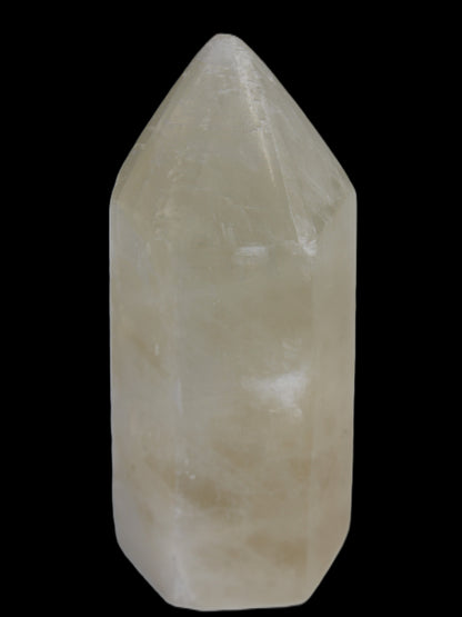 Yellow Calcite spar obelisk from Iceland 327g