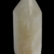 Yellow Calcite spar obelisk from Iceland 327g