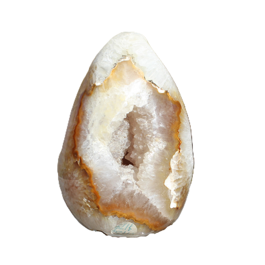 Chocolate Agate geode 470g - Rocks and Things Store