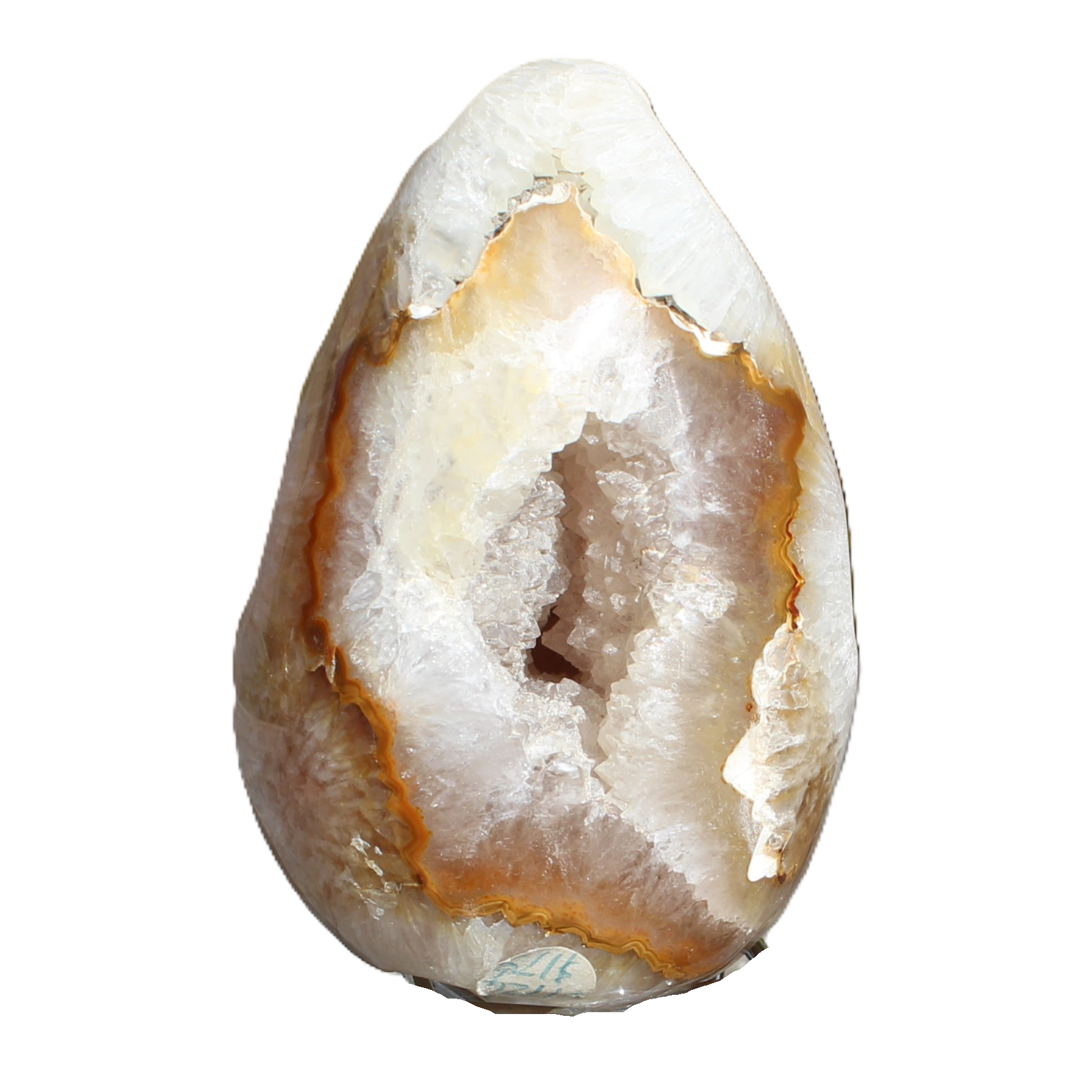 Chocolate Agate geode 470g - Rocks and Things Store