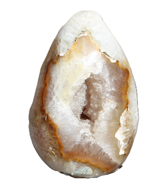 Chocolate Agate geode 470g - Rocks and Things Store