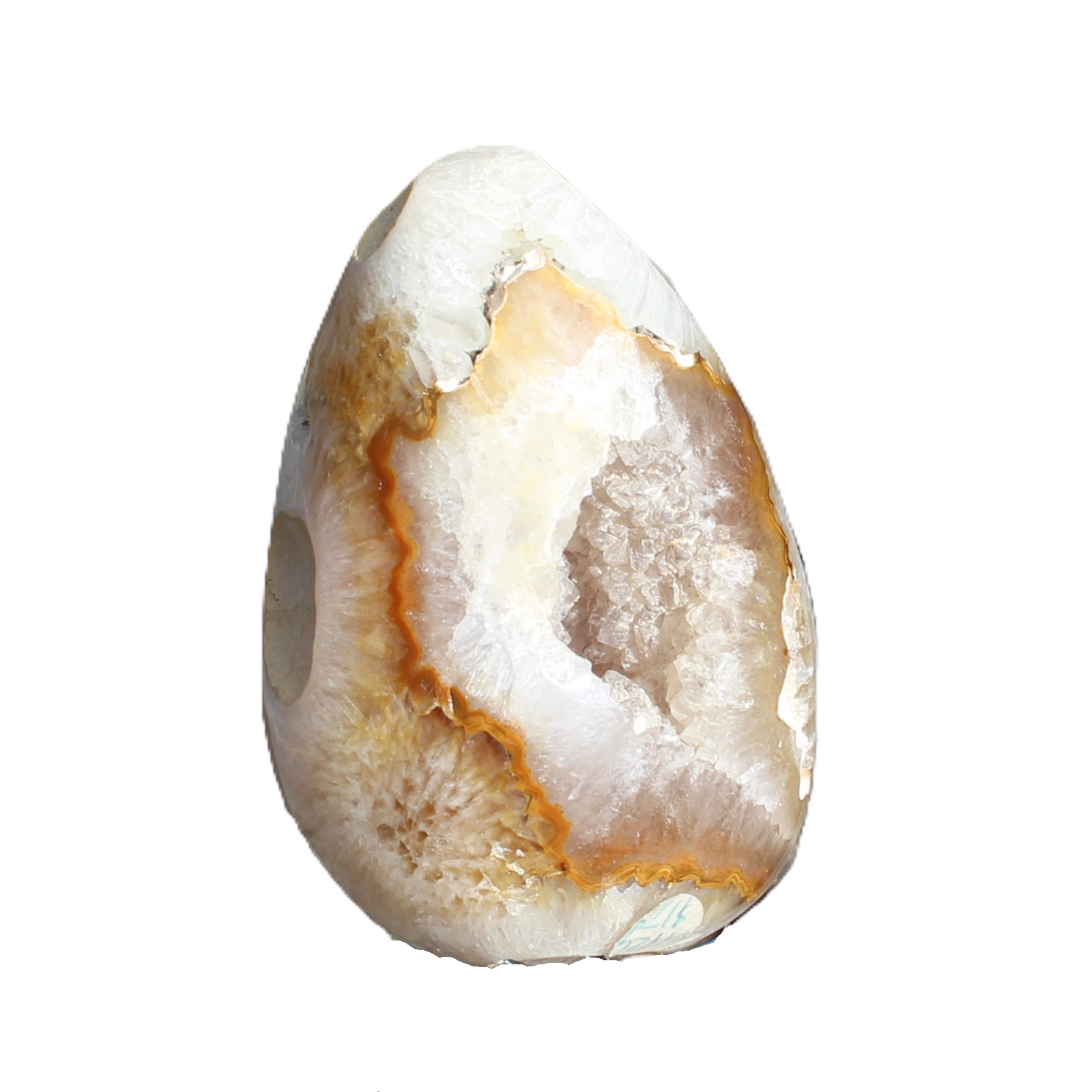 Chocolate Agate geode 470g - Rocks and Things Store