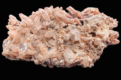 Tangerine Quartz cluster 344g Rocks and Things