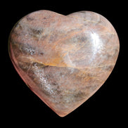 Black Moonstone heart 132g - Rocks and Things Store