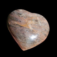 Black Moonstone heart 132g - Rocks and Things Store