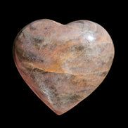 Black Moonstone heart 132g - Rocks and Things Store