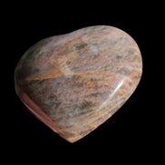 Black Moonstone heart 132g - Rocks and Things Store