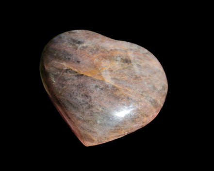 Black Moonstone heart 132g - Rocks and Things Store