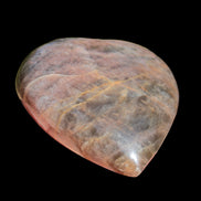 Black Moonstone heart 132g - Rocks and Things Store