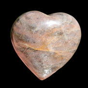 Black Moonstone heart 132g - Rocks and Things Store
