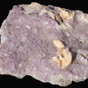 Purple Fluoritewith Calcite angel wings cluster 128g Rocks and Things