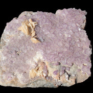 Purple Fluoritewith Calcite angel wings cluster 128g Rocks and Things