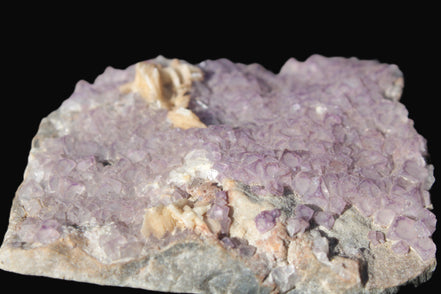 Purple Fluoritewith Calcite angel wings cluster 128g Rocks and Things
