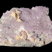 Purple Fluoritewith Calcite angel wings cluster 128g Rocks and Things
