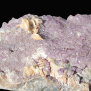 Purple Fluoritewith Calcite angel wings cluster 128g Rocks and Things