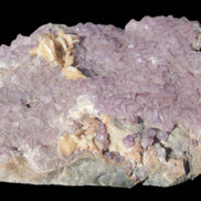 Purple Fluoritewith Calcite angel wings cluster 128g Rocks and Things